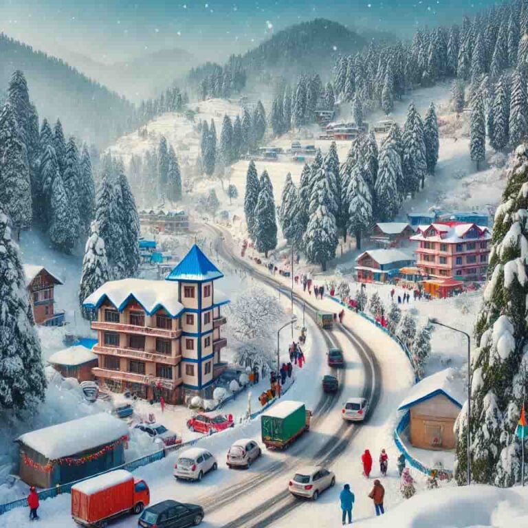 DALL·E 2024-12-25 09.41.46 - A scenic winter landscape featuring Shimla and Manali covered in a thick blanket of snow, with tourists enjoying the snowfall. The image shows snow-la-min