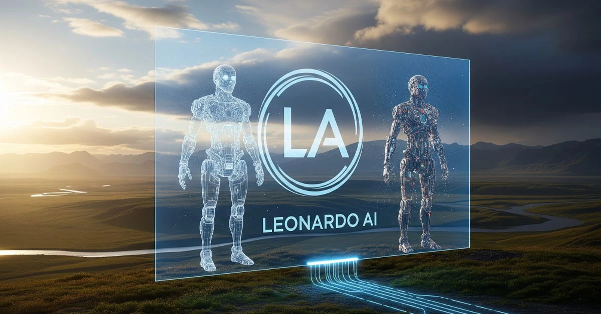 a glass screen with a couple of robots