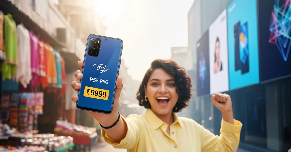 सिर्फ ₹9999 में Itel P55 5G सस्ता, फुल स्पीड वाला 5G फोन