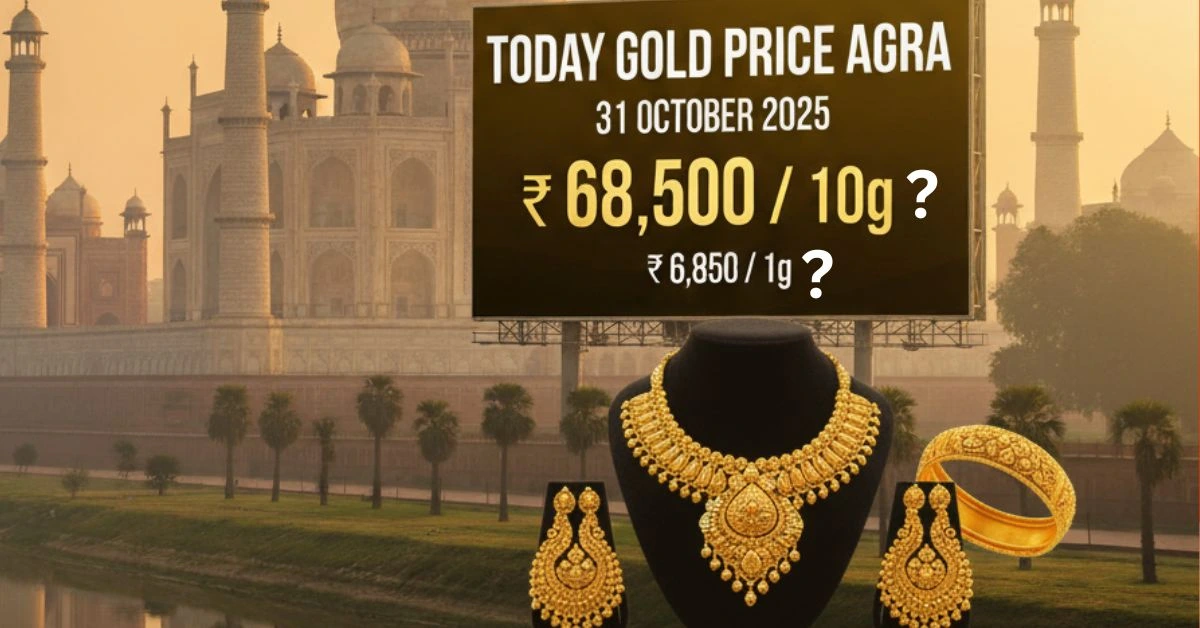 Today Gold Price Agra 31 October 2025