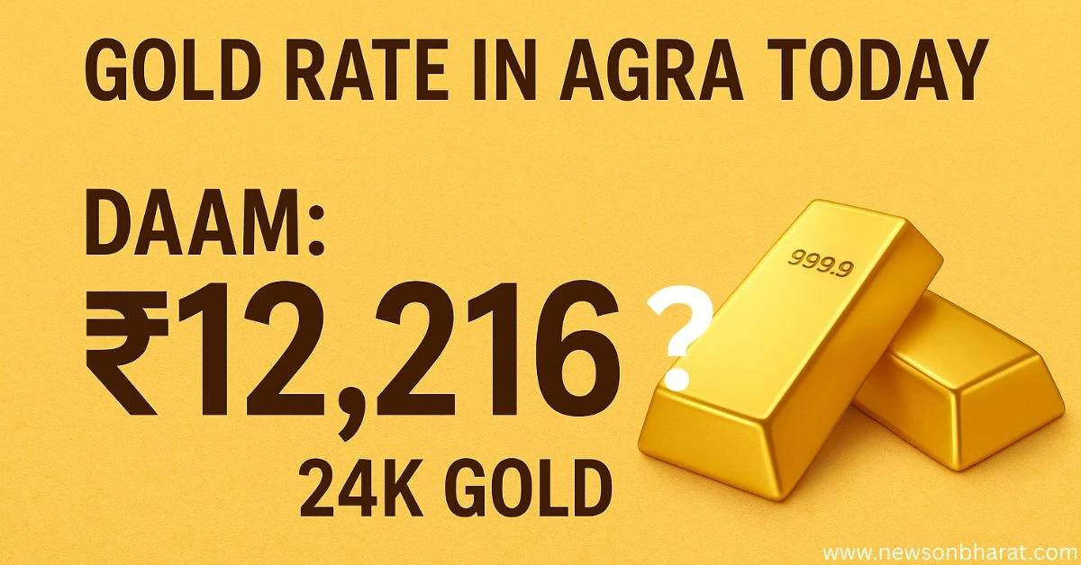 Today Gold Rate in Agra per 10 gram